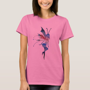 Fairy Waterverf Art Zwangerschap T-shirt met lange