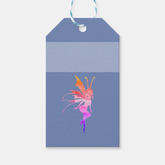 Fairy waterverf Custom Gift Label Cadeaulabel (Voorkant)