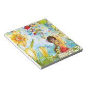 Fairy waterverf illustratie onecht notitieblok (Schuin)