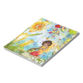 Fairy waterverf illustratie onecht notitieblok (Linkerzijde)