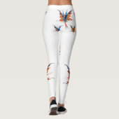 Fairy Waterverf Kunst Aangepaste Leggings (Achterkant)