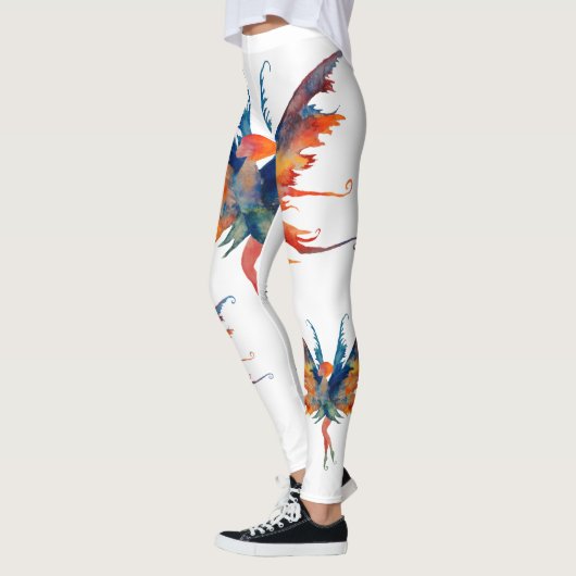 Fairy Waterverf Kunst Aangepaste Leggings (Links)