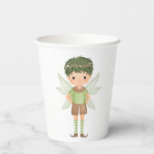 Fairy Wearing Green Papieren Bekers (Achterkant)