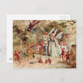 Fairy Wedding Briefkaart (Voorkant / Achterkant)