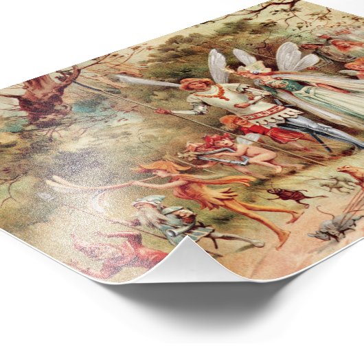 Fairy Wedding Foto Afdruk (Hoek)