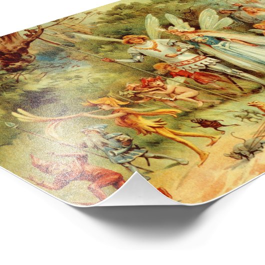 Fairy Wedding Foto Afdruk (Hoek)