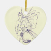 Fairy Wedding Keramisch Ornament (Voorkant)