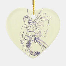 Fairy Wedding Keramisch Ornament