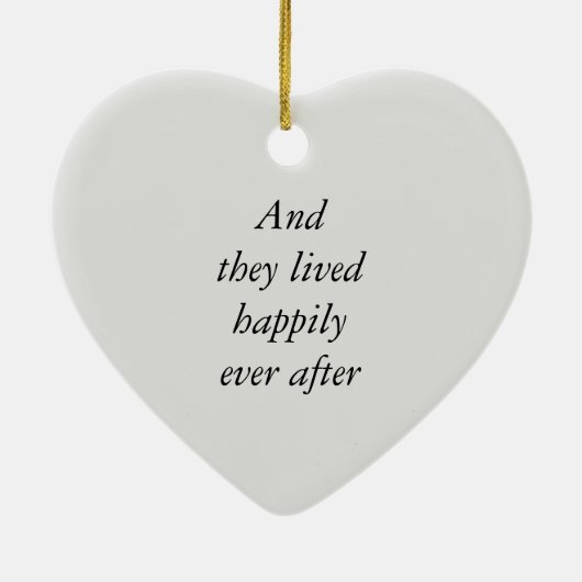 Fairy Wedding Keramisch Ornament (Achterkant)