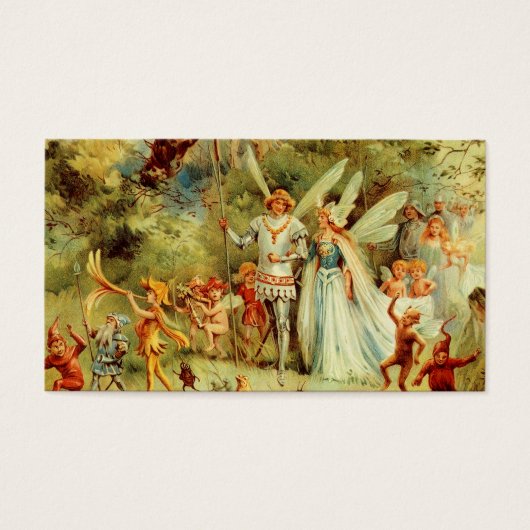 Fairy Wedding Visitekaartje (Voorkant)