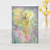 Fairy Wenskaart Golden Star Kaart (Gele Bloem)