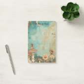 Fairy Whimsical Celestial Aesthetic Mushroom 2 Post-it® Notes (Kantoor)