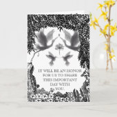 Fairy Whimsical Forest of Magic Kaart (Gele Bloem)