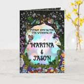 Fairy Whimsical Forest of Magic Kaart (Gele Bloem)