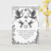 Fairy Whimsical Forest of Magic Kaart (Gele Bloem)