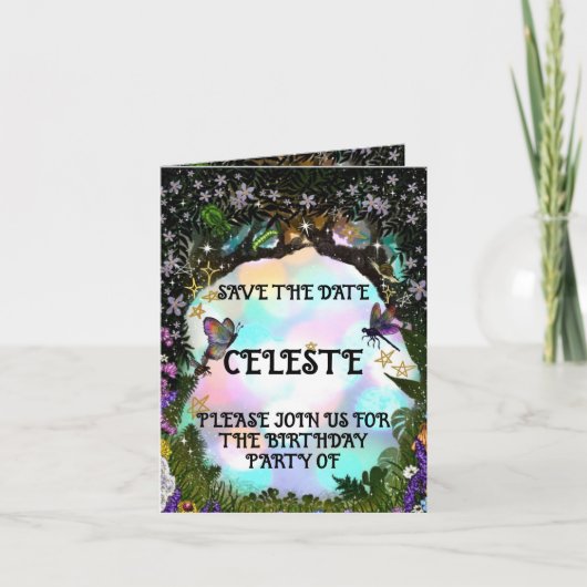 Fairy Whimsical Forest of Magic Kaart (Voorkant)