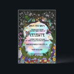 Fairy Whimsical Forest of Magic Save The Date<br><div class="desc">Fairy whimsical forest of magic its a look that feels so magical that it came out straight of the dream and imagination,  from its forested trees to blossoming flowers scattered all around with many colorful and fun insects,  bugs and etc.</div>