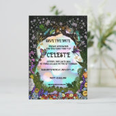 Fairy Whimsical Forest of Magic Save The Date (Staand voorkant)