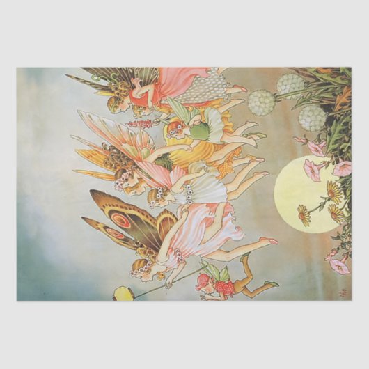 Fairy Whimsical Nursery Fairytale  Tissuepapier (Voorkant)