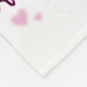 Fairy Whiskers van de liefde Fleece Deken (Hoek)