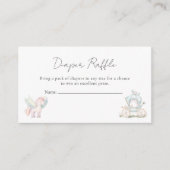 Fairy Wildflower betoverd grillig Baby shower Informatiekaartje (Voorkant)