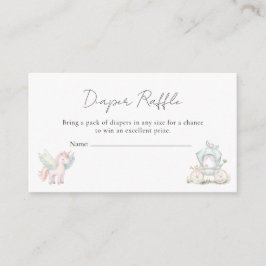 Fairy Wildflower betoverd grillig Baby shower Informatiekaartje