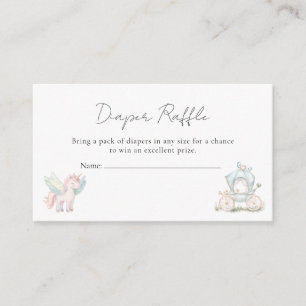 Fairy Wildflower betoverd grillig Baby shower Informatiekaartje