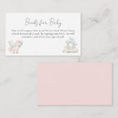 Fairy Wildflower betoverd grillig Baby shower Informatiekaartje (Voorkant / Achterkant)