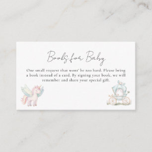 Fairy Wildflower betoverd grillig Baby shower Informatiekaartje