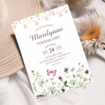 Fairy Wildflower Garden 1e verjaardag