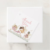 Fairy wildflower verjaardag bedankjes labels (In situ)