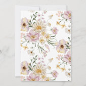 Fairy wildflower verjaardag kaart (Achterkant)