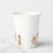 Fairy wildflower verjaardag papieren bekers (Rechts)