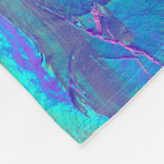 Fairy Wing Artglass: Fleece Deken (Hoek)