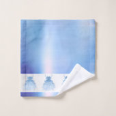 Fairy Wing Ice Gown | vorstblauwe iriserende glans Bad Handdoek (Wasdoekje)