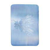 Fairy Wing Ice Gown | vorstblauwe iriserende glans Badmat (Voorkant Verticaal)