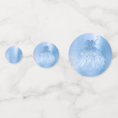 Fairy Wing Ice Gown | vorstblauwe iriserende glans Confetti (Voorkanten)