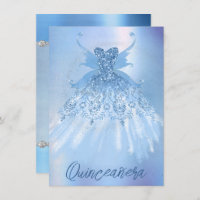 Fairy Wing Ice Gown | vorstblauwe iriserende glans