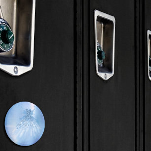 Fairy Wing Ice Gown   vorstblauwe iriserende glans Magneet