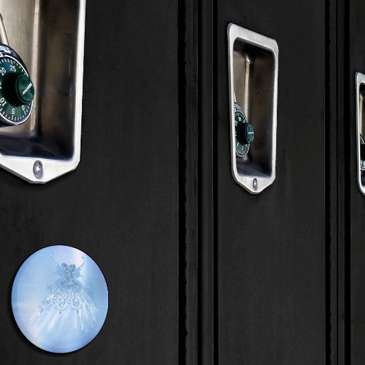 Fairy Wing Ice Gown | vorstblauwe iriserende glans Magneet