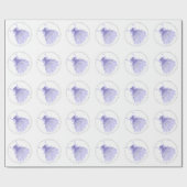 Fairy Wing Lavender Gown | Paarse iriserende glans Cadeaupapier (Vlak)