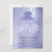 Fairy Wing Lavender Gown | Paarse iriserende glans Kaart (Voorkant)