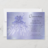 Fairy Wing Lavender Gown | Paarse iriserende glans Kaart (Voorkant)