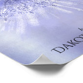 Fairy Wing Lavender Gown | Paarse iriserende glans Poster (Hoek)