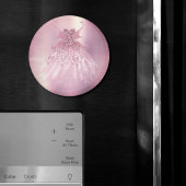 Fairy Wing Mauve Gown | Luxe Dusty Pink Sheen Magneet