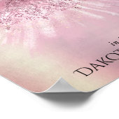 Fairy Wing Mauve Gown | Luxe Dusty Pink Sheen Poster (Hoek)