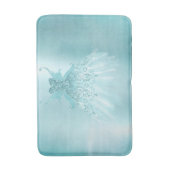 Fairy Wing Mint Gown | Luxe Pearl Green Aqua Sheen Badmat (Voorkant Verticaal)