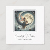 Fairy Wing Sieraden Delights Vierkante Visitekaartje (Voorkant)