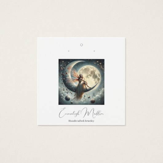 Fairy Wing Sieraden Delights Vierkante Visitekaartjes (Voorkant)