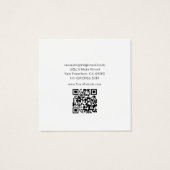 Fairy Wing Sieraden Delights Vierkante Visitekaartjes (Achterkant)